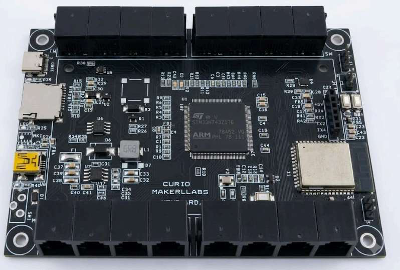 Curio One 16-port mainboard